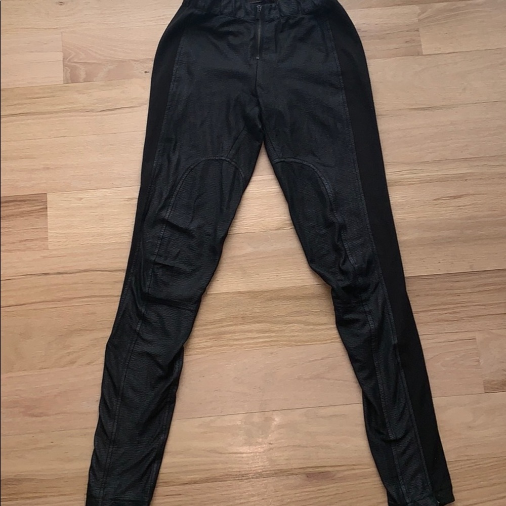 BCBG Faux Leather Leggings